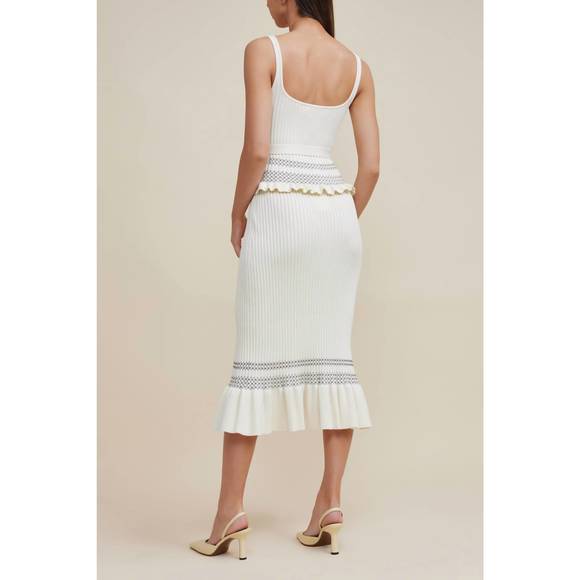 NEW ACLER pacific dress in cream mix - Picture 3 of 4